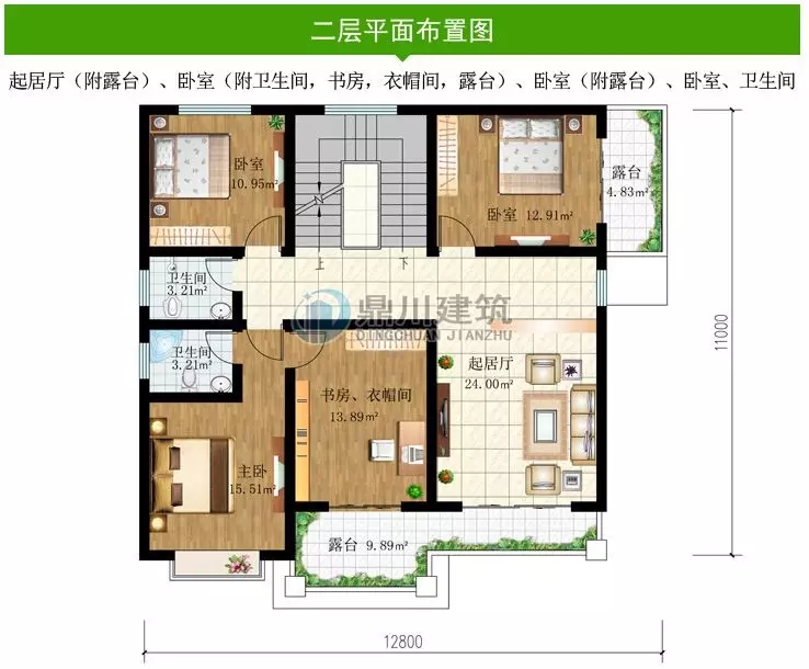 新中式三層別墅設計圖，現代與經典的完美結合！