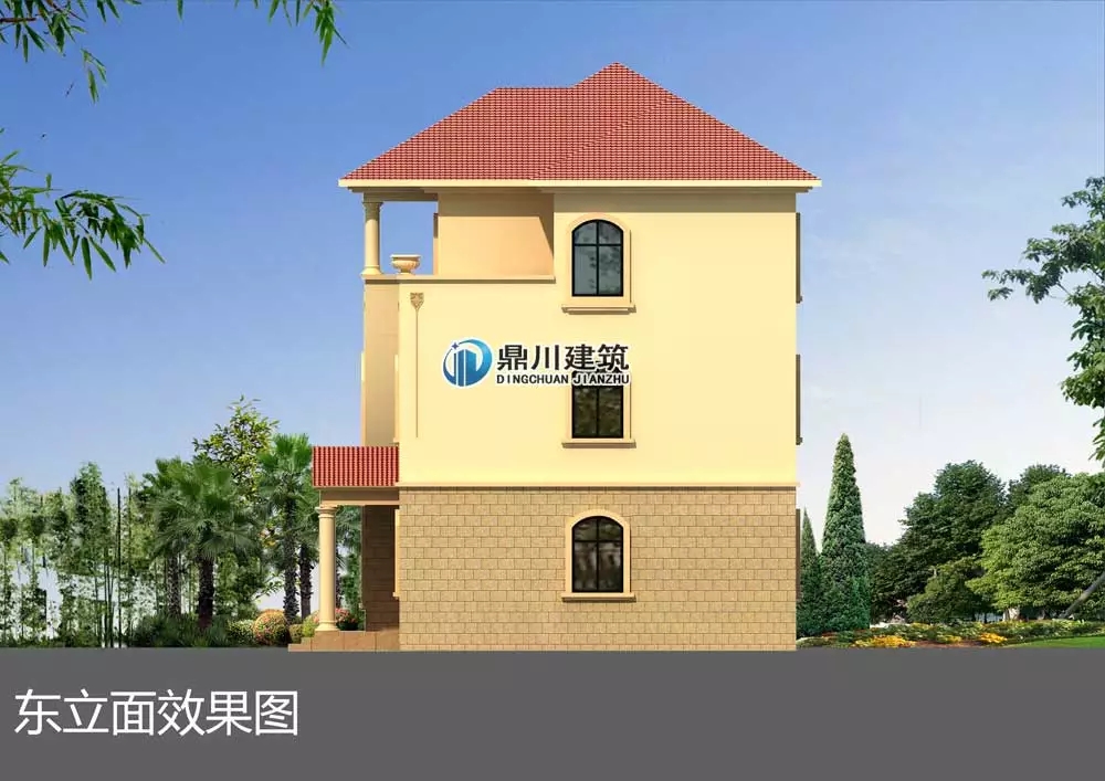 三層旋轉(zhuǎn)樓梯復(fù)式農(nóng)村別墅建房案例，大氣漂亮得不像話！
