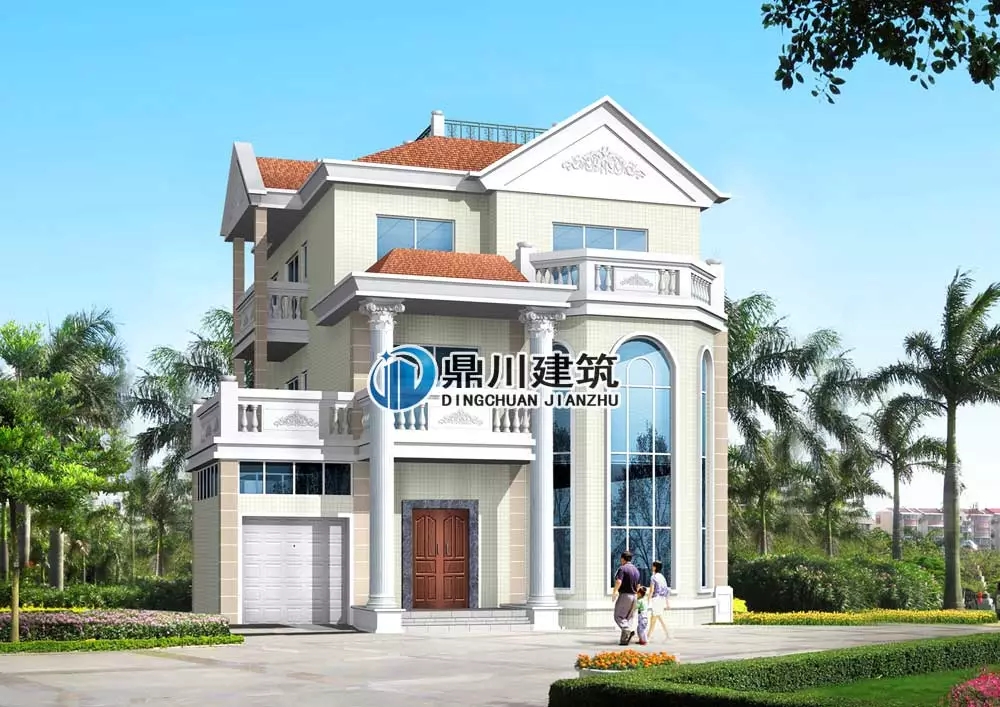 農村自建房巧用羅馬柱，讓房子高端大氣還不貴！